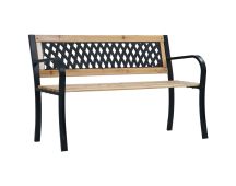 vidaXL Garden Bench 120 cm Wood