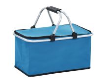 vidaXL Foldable Cool Bag Blue 46x27x23 cm Aluminium