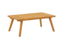 vidaXL Garden Coffee Table 90x55x35 cm Solid Acacia Wood