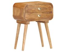 vidaXL Bedside Cabinet 43x30x58 cm Solid Mango Wood