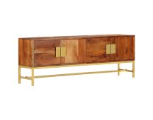 vidaXL TV Cabinet 140x30x50 cm Solid Acacia Wood