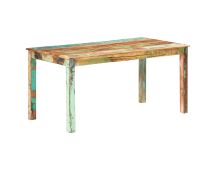 vidaXL Dining Table Solid Reclaimed Wood 160x80x76 cm