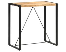 vidaXL Bar Table 110x60x110 cm Solid Mango Wood