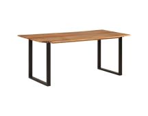 vidaXL Dining Table 180x90x76 cm Solid Acacia Wood