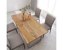 vidaXL Dining Table 180x90x76 cm Solid Acacia Wood