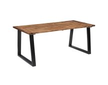 vidaXL Dining Table Solid Acacia Wood 180x90 cm