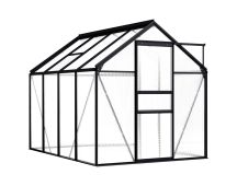 vidaXL Greenhouse Anthracite Aluminium 4.75 m�