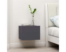 vidaXL Bedside Cabinets 2 pcs Grey 40x30x30 cm Engineered Wood