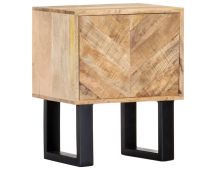 vidaXL Bedside Cabinet 40x30x50 cm Solid Mango Wood