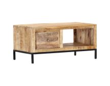 vidaXL Coffee Table 88x50x42 cm Solid Mango Wood