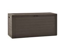 vidaXL Garden Storage Box Brown 116x44x55 cm