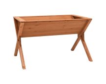 vidaXL Planter 90x55x56 cm Firwood