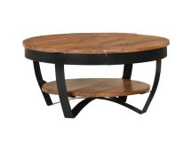 vidaXL Coffee Table 65x65x32 cm Solid Acacia Wood