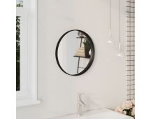 vidaXL Wall Mirror Black 40 cm