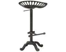 vidaXL Bar Stool Black Cast Iron