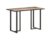 vidaXL Dining Table 120 cm Solid Reclaimed Wood