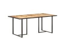 vidaXL Dining Table 180 cm Rough Mango Wood