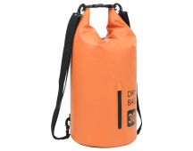 vidaXL Dry Bag with Zipper Orange 30 L PVC