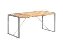 vidaXL Dining Table 160x80x75 cm Solid Wood Mango