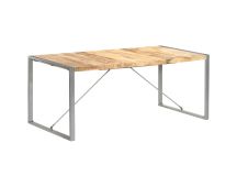 vidaXL Dining Table 180x90x75 cm Solid Wood Mango