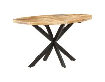 vidaXL Dining Table 140x80x75 cm Solid Mango Wood