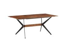 vidaXL Dining Table 180x90x76 cm Solid Mango Wood