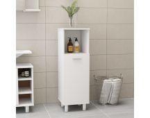 vidaXL Bathroom Cabinet White 30x30x95 cm Engineered Wood