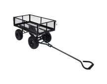 vidaXL Garden Hand Trolley Black 250 kg