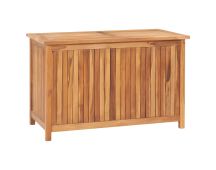 vidaXL Garden Storage Box 90x50x58 cm Solid Teak Wood