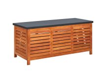 vidaXL Garden Storage Box 117x50x55 cm Solid Eucalyptus Wood