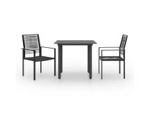 vidaXL 3 Piece Garden Dining Set