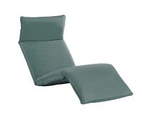 vidaXL Foldable Sunlounger Oxford Fabric Grey