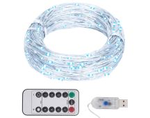 vidaXL LED String with 150 LEDs Cold White 15 m