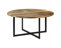 vidaXL Dining Table 150x75 cm Solid Wood Reclaimed