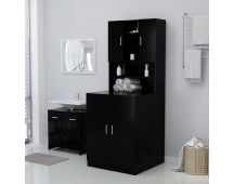 vidaXL Washing Machine Cabinet Black 71x71.5x91.5 cm