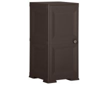 vidaXL Plastic Cabinet 40x43x85.5 cm Wood Design Brown