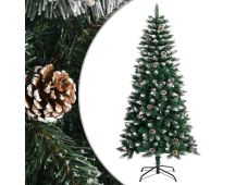 vidaXL Artificial Christmas Tree with Stand Green 120 cm PVC