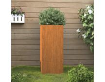 vidaXL Planter 32x29x75 cm Corten Steel