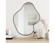 vidaXL Wall Mirror Black 60x50 cm