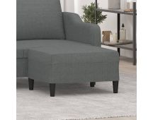 vidaXL Footstool Dark Grey 70x55x41 cm Fabric