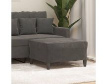 vidaXL Footstool Dark Grey 70x55x41 cm Velvet