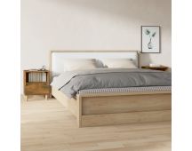 vidaXL Bedside Cabinets 2 pcs Smoked Oak 40x35x50 cm