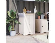 vidaXL Outdoor Kitchen Doors White 50x9x82 cm Solid Wood Pine