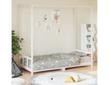 vidaXL Kids Bed Frame White 90x190 cm Solid Wood Pine