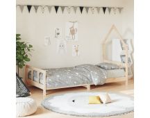 vidaXL Kids Bed Frame 92x187 cm Single Solid Wood Pine