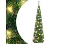 vidaXL Artificial Christmas Tree Pop-up 50 LEDs Green 120 cm