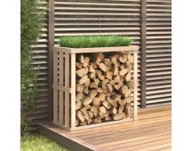 vidaXL Outdoor Log Holder 108x52x106 cm Solid Wood Pine