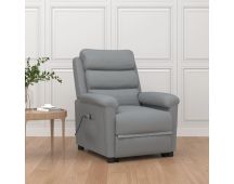 vidaXL Stand up Chair Light Grey Fabric