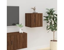 vidaXL Wall Mounted TV Cabinet Brown Oak 40x34.5x40 cm