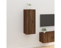 vidaXL Wall Mounted TV Cabinet Brown Oak 40x34.5x100 cm